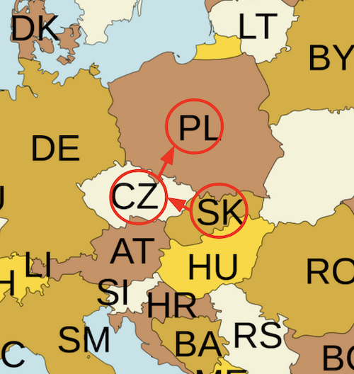 "SK-CZ-PL alpha capitals chain"