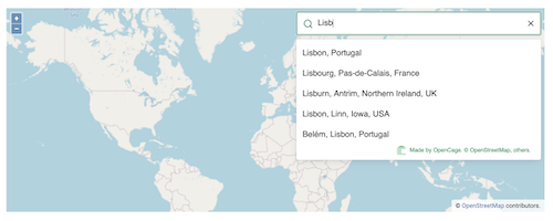 "OpenCage Geosearch OpenLayers plugin 1"