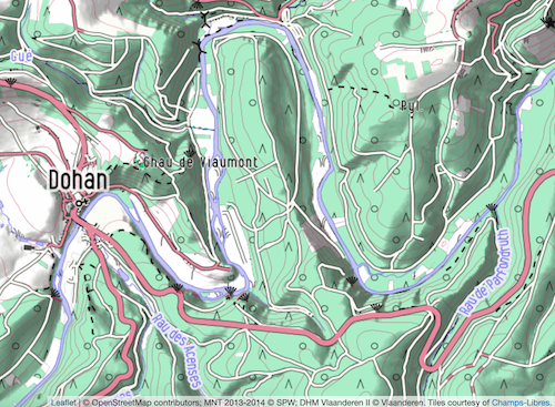 A screenshot of the OpenArdenneMap style